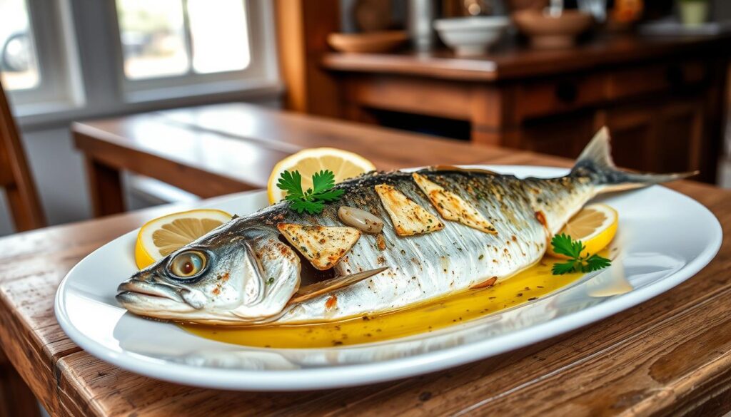 Baked Mackerel