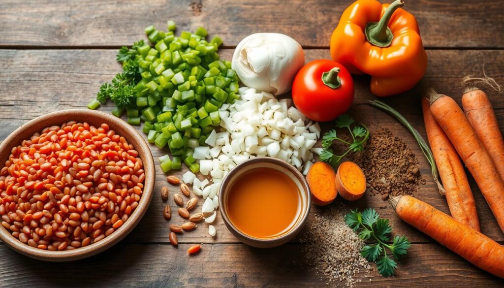 Turkish Red Lentil Soup Ingredients