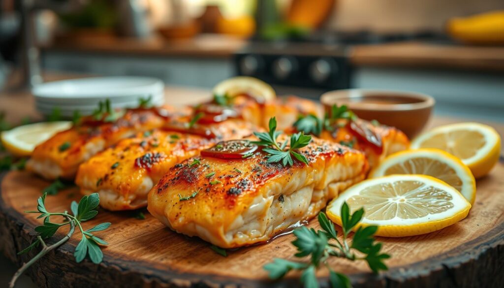 baked salmon bites