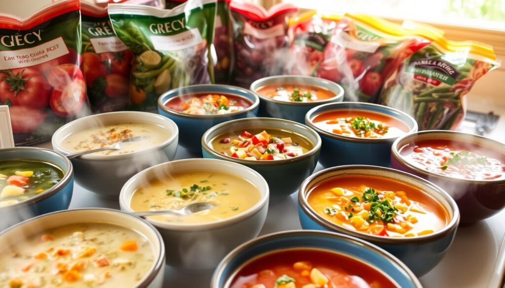 frozen vegetable soups