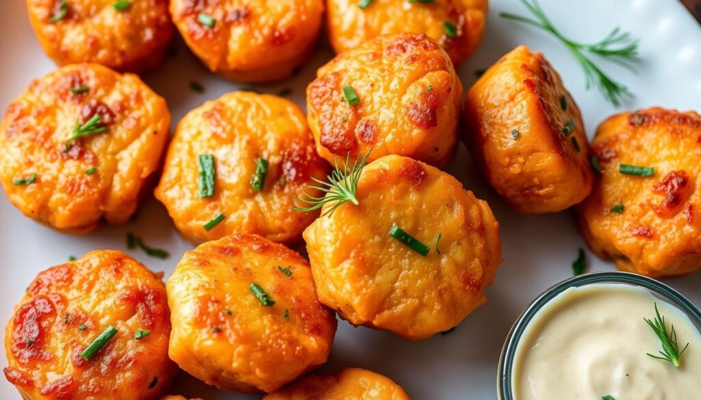 gluten-free salmon bites