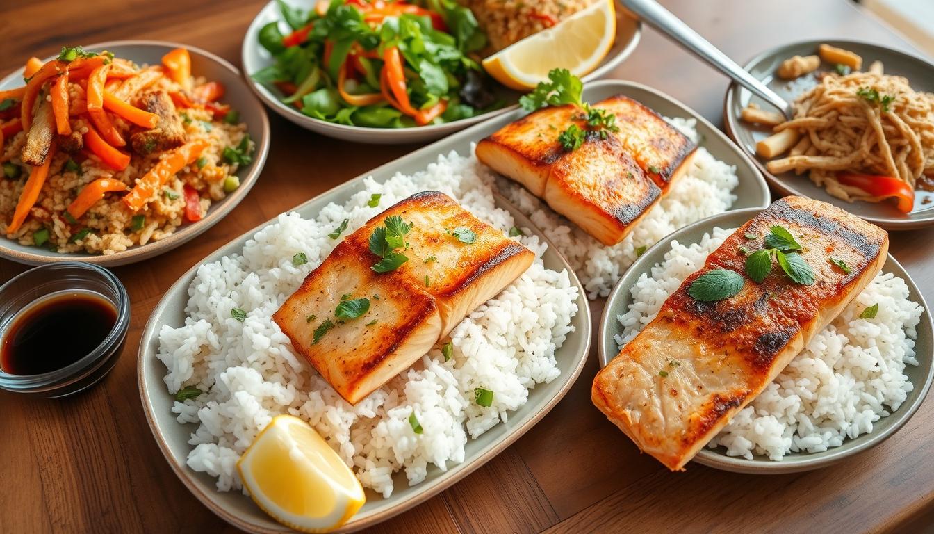 salmon and rice recipes