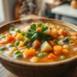 vegetable soup with frozen veggies