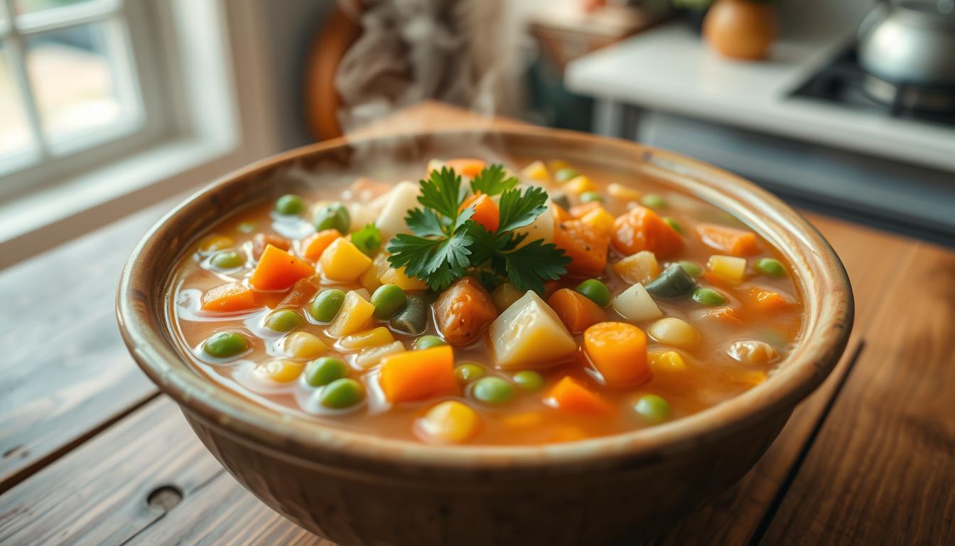 vegetable soup with frozen veggies