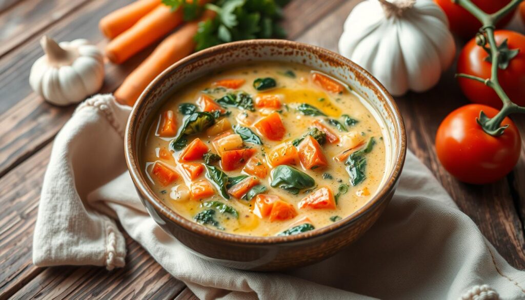 veggie cream soup