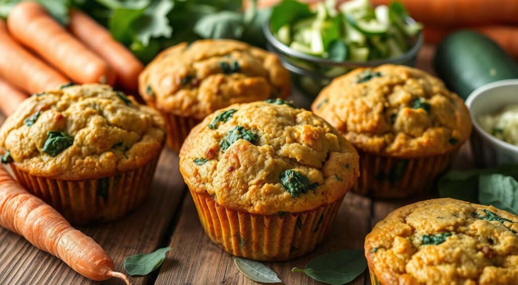 veggie-packed muffins