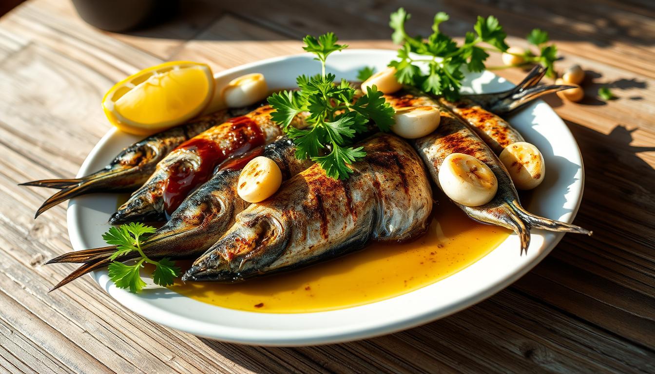 Grilled Sardines with Garlic and Parsley