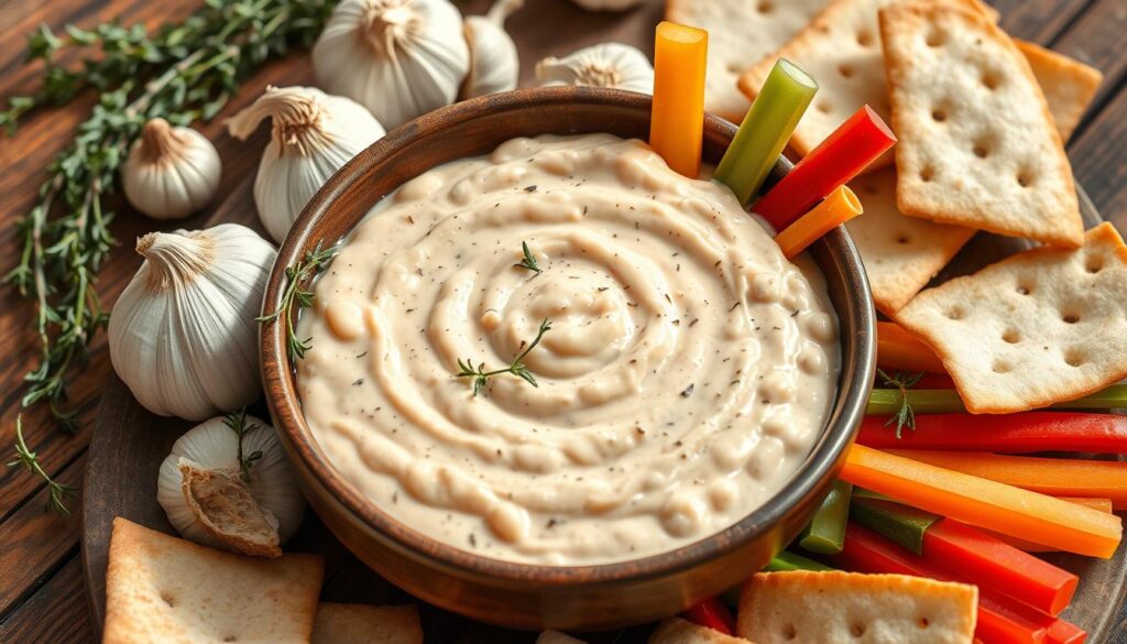 Mediterranean bean dip