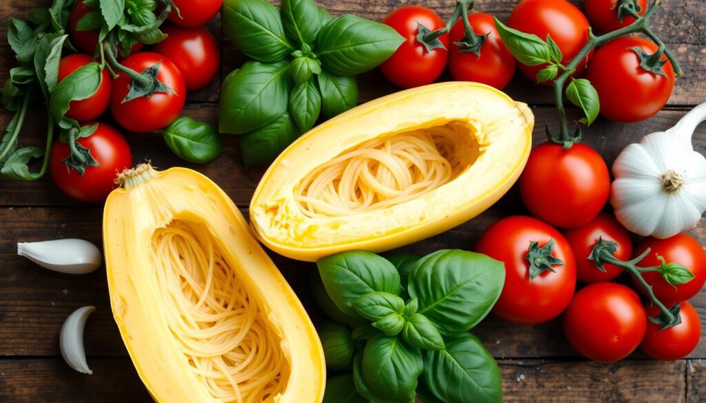 Vegan Spaghetti Squash Ingredients