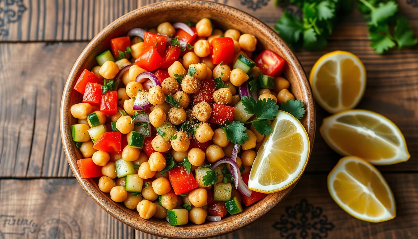 moroccan chickpea salad