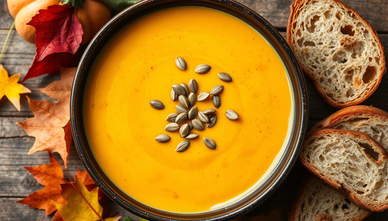 recette de soupe de courge automnale