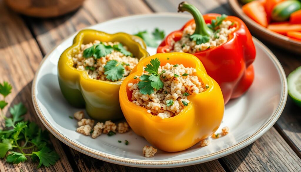 quinoa stuffed peppers