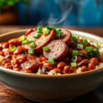 red beans and rice with andouille sausage