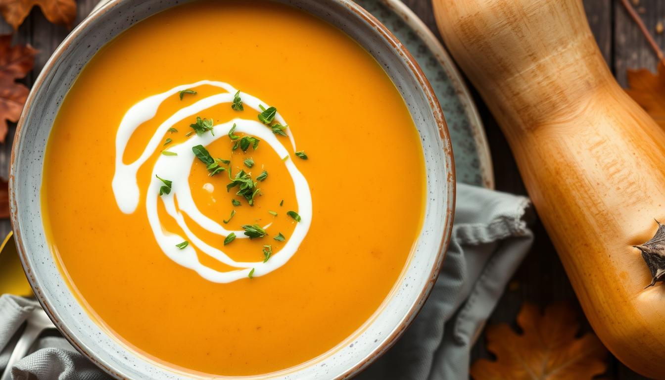 soup with kabocha squash