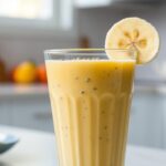 smoothie à la banane au graines de chia