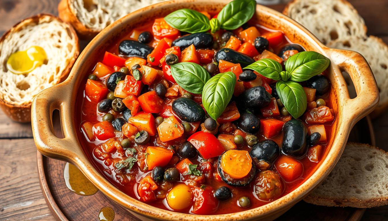 Caponata: Sicilian Eggplant Stew