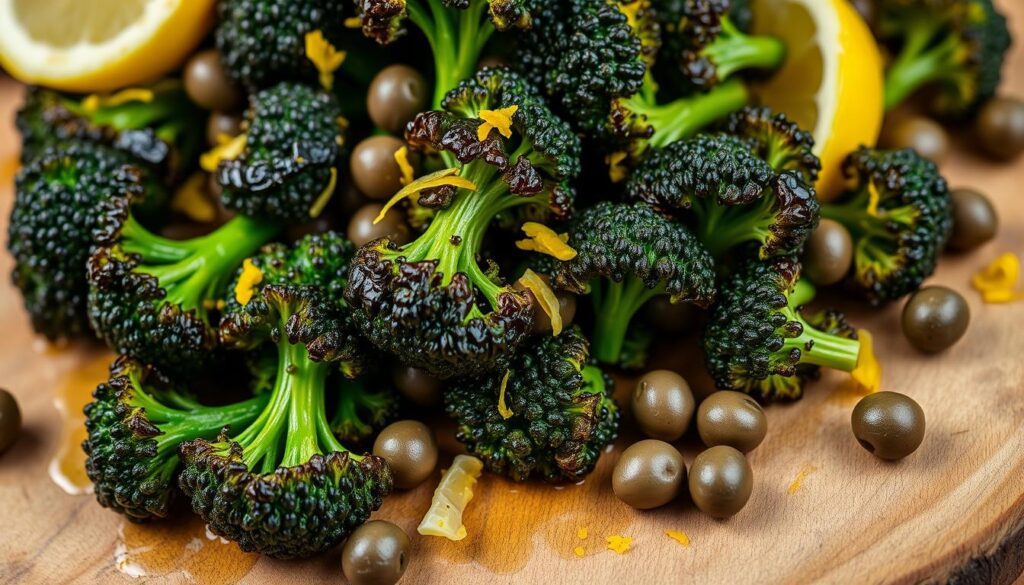 Charred Broccoli with Lemon and Capers