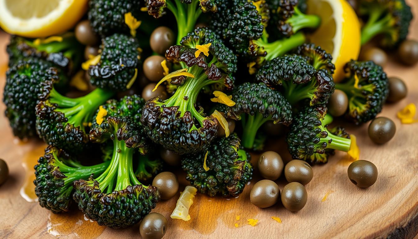 Charred Broccoli with Lemon and Capers