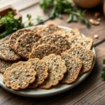 Homemade seed crackers