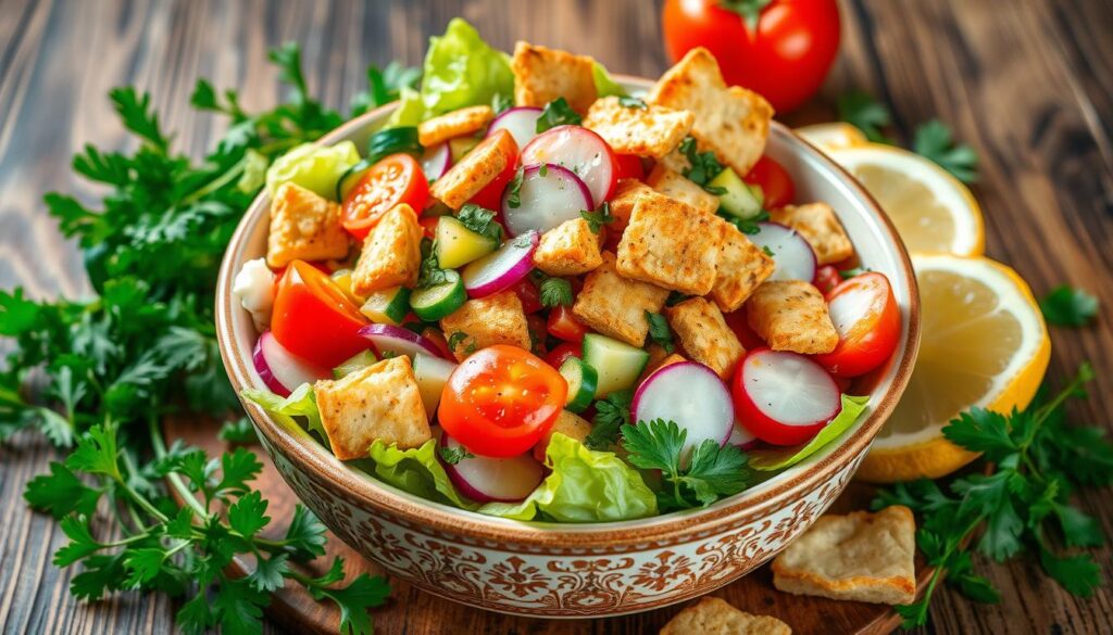 Lebanese Fattoush Salad