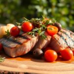 Ofengegrillter Thunfisch: Gesundes mediterranes Rezept