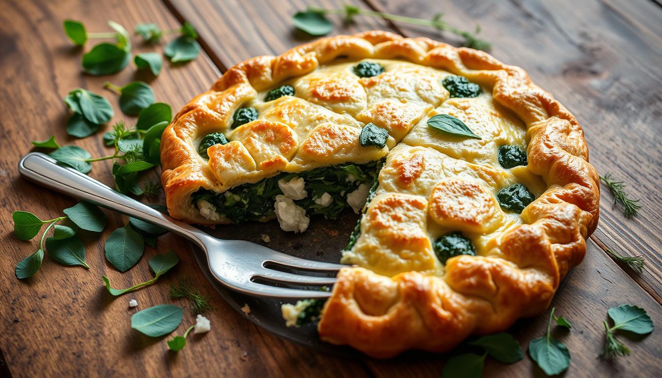 Spinach and Feta Pie with Flaky Phyllo