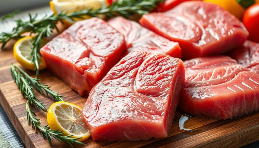 fresh tuna steaks