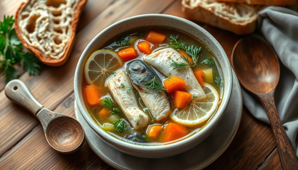 hausgemachte Fischsuppe