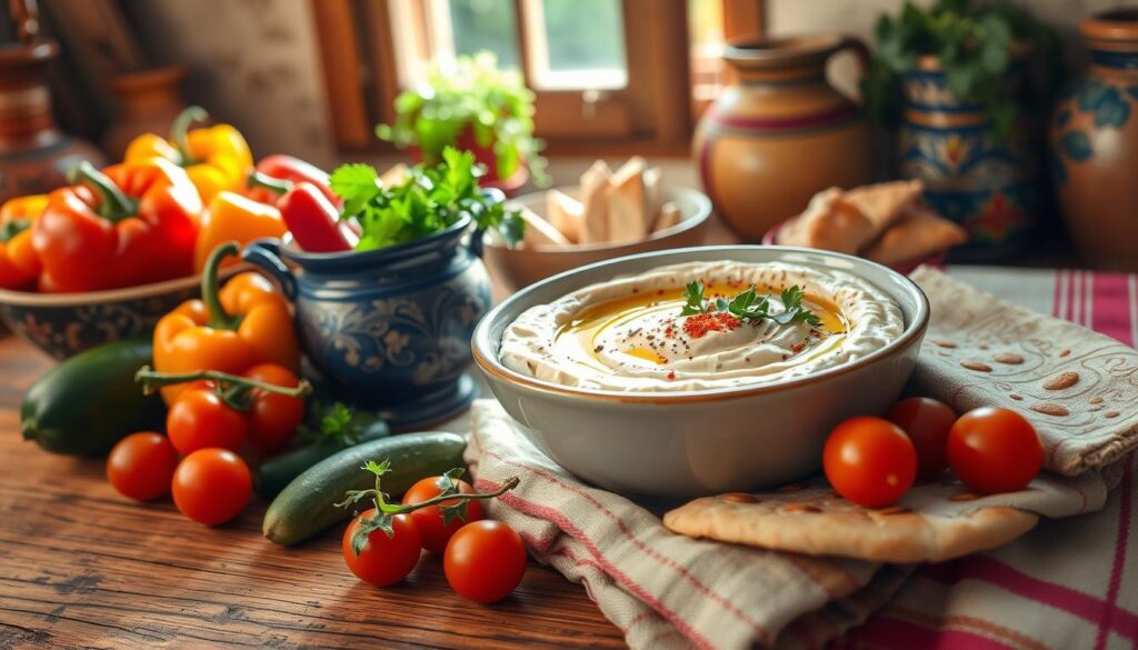 Mediterranean Hummus Soup Tradition